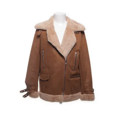 Shearlingjacka (Brun, Beige) från Vera & Lucy Polyester, Polyuretan