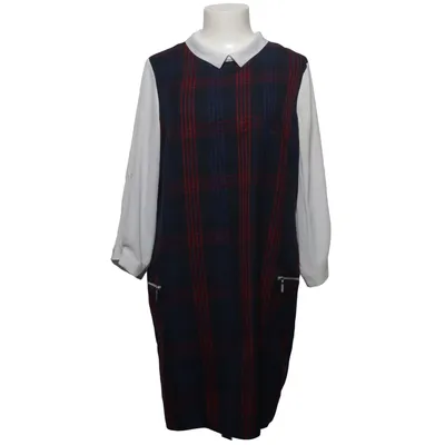 Dress (Blue, Red, White) from Dorothy Perkins Polyester, Viscose