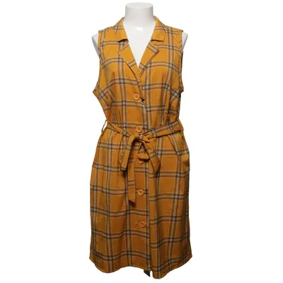 Shirt dress (Yellow, Black, White) from Santory Elastane, Polyester