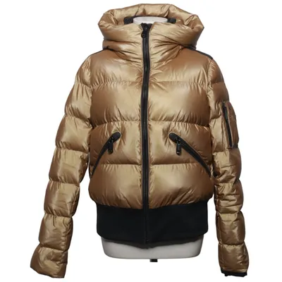 Dunjacka (Guldfärgad, Svart) från Goldbergh Dun, Elastan, Fjädrar, Polyamid, Polyuretan, Återvunnen polyester