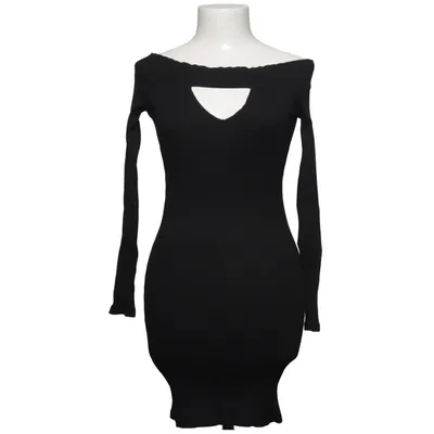 Klänning (Off Shoulder Cut Out Ribbed Dress) från Anna Nooshin x NA-KD Bomull, Elastan