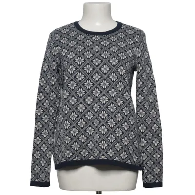 Pull-over (Bleu, Blanc) de Dobber Coton, Laine de mouton