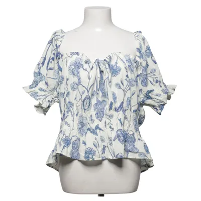 Crop top (Blå, Hvid, Flerfarvet) fra H&M Bomuld