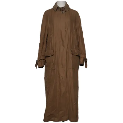 Trench-coat (Marron) de Johan Skoglund Coton, Polyamide, Polyester, Laine