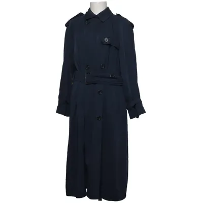 Trenchcoat (Blauw) van Aquascutum Modal, Polyester