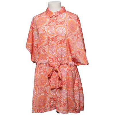 Skjortklänning (Orange, Vit) från Holly & Whyte by Lindex Polyester