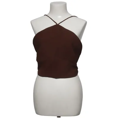 Crop Top (Braun) von Massimo Dutti Studio Elasthan, Polyamid, Polyester
