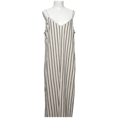 Maxi jurk (Wit, Zwart) van Gina Tricot Elastaan, Polyester