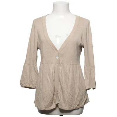 Cardigan (Beige) fra Repeat Bomuld, Linned, Silke, Viscose