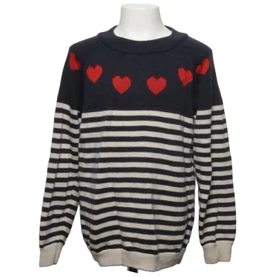 Sweater (Blue, White, Red) from Konges Sløjd Merino wool