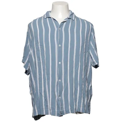 Korte mouwen shirt (Blauw, Wit) van H&M