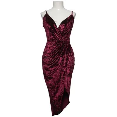 Cocktail dress (Crushed Velvet Wrap Dress) from NLY One Elastane, Polyester