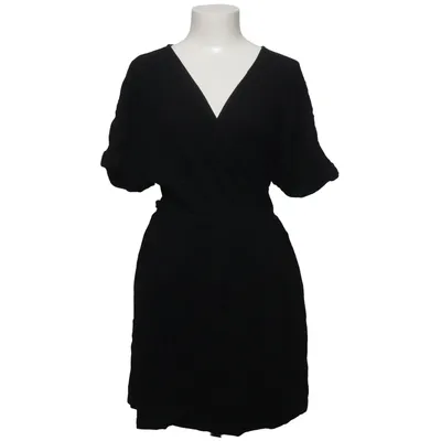 Wrap dress (Black) from Sinsay Linen, Viscose