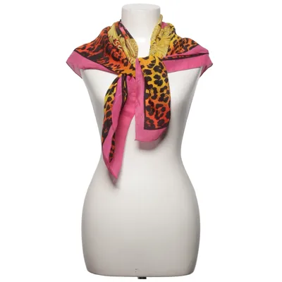 Sommerschal (Gelb, Pink, Mehrfarbig) von Versace for H&M Seide
