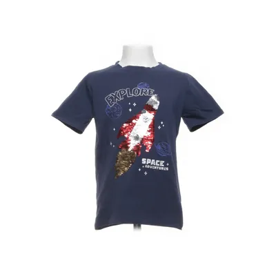 T-shirt (Blå, Röd, Silverfärgad) från Topolino Bomull, Elastan