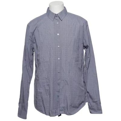 Shirt (Blue, White) from Vannucci Cotton