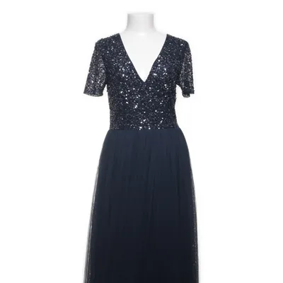 Robe de soirée (Bleu, Argent) de Maya Polyester