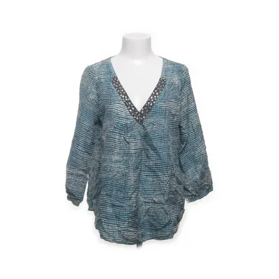 Blus (Blå, Vit) från Velvet Silke