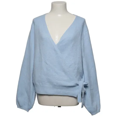 Wrap cardigan (Blue) from Pernilla Wahlgren Design Acrylic, Elastane, Polyamide, Recycled polyester, Wool