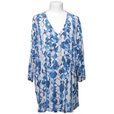 Blus (Blå, Vit, Brun, Flerfärgad) från Selection by Ulla Popken Elastan, Viskos