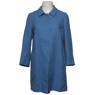 Coat (Blue) from United Colors of Benetton Cotton, Polyester