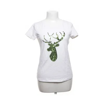 T-shirt (Blanc, Vert) de Louis & Louisa Coton, Élasthane