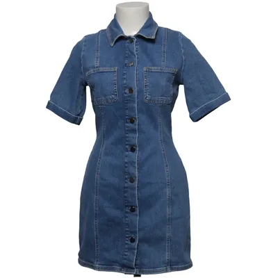 Denim jurk (Blauw) van Zara Katoen, Elastaan