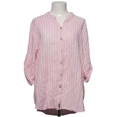 Bluse (Pink, Hvid) fra Mix by Heart Bomuld