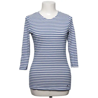 Långärmad t-shirt (Blå, Vit) från ESPRIT Bomull, Elastan, Modal