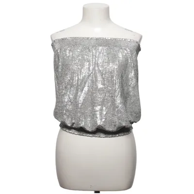 Tubtopp (Silverfärgad) från By Anthropologie Elastan, Polyester