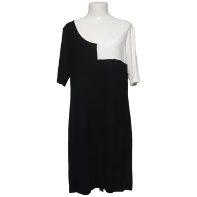 Kjole (Sort, Hvid) fra Isaksen Design Elastan, Viscose
