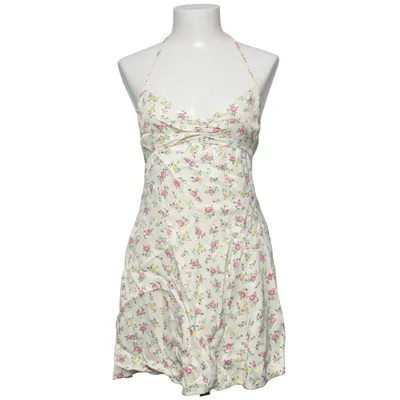 Jurk (Geel, Roze, Wit) van Zara Polyester, Viscose