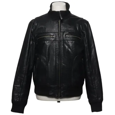 Läderjacka (Svart) från Mario Cotelli Skinn