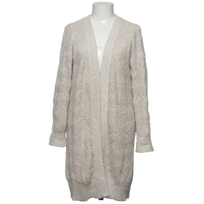 Cardigan (Beige) from Object Acrylic, Cotton, Polyester