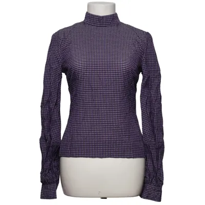 Blus (Lila, Svart) från Ganni Bomull, Polyamid, Polyester