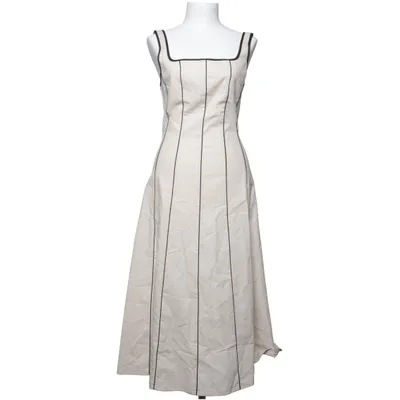 Långklänning (Beige) från Rihoas Bomull, Linne, Polyester