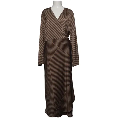 Slå-om-kjole (Brun, Beige) fra Neo Noir Polyester
