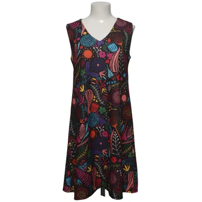 Kjole (Sort, Flerfarvet) fra Dress Like Marie Elastan, Polyester, Viscose