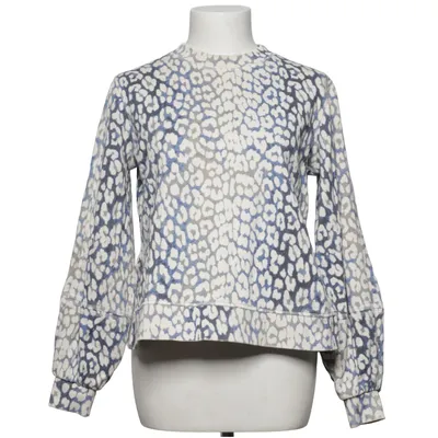 Sweatshirt (Blue, White, Multicolored) from Ganni Cotton