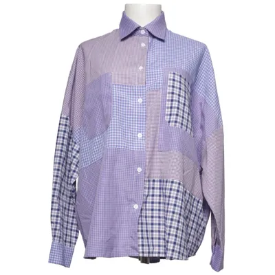 Skjorte (Lilla, Blå, Flerfarvet) fra Shirt Label Bomuld, Polyester