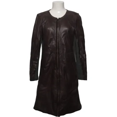 Veste longue en cuir (Marron) de Steps Cuir, Polyester