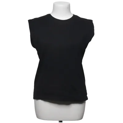 Top (Schwarz) von Zara Baumwolle, Elasthan