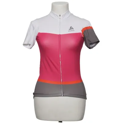 Wielershirt (Wit, Roze, Grijs) van Odlo