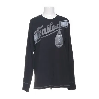 Long sleeve T-shirt (Black) from Energie Cotton, Elastane