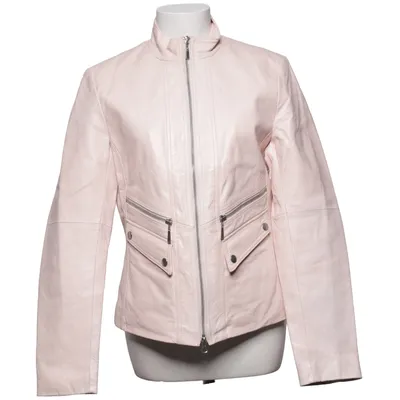 Læderjakke (Pink) fra TCM Bomuld, Læder, Polyester