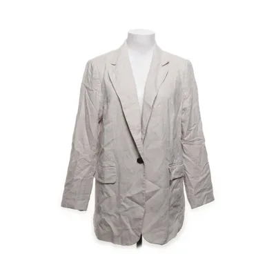 Blazer (Beige) de H&M Lin, Polyester, Viscose