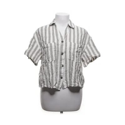 Kortärmad skjorta (Grå, Vit) från Page One Linne, Viskos