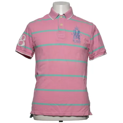 Polotrøje (Pink, Grøn) fra Morris Bomuld
