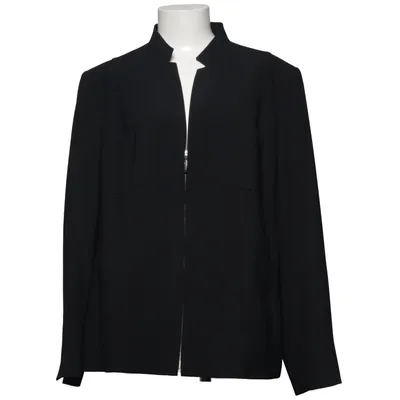 Blazer (Zwart) van Delmod Polyester, Viscose