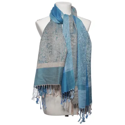 Scarf (Blue, Gray, Beige) from Cashmere Cashmere, Silk